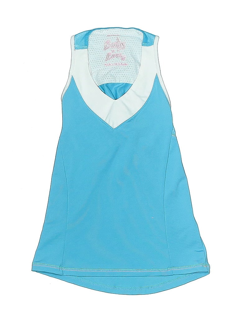 Click to view more detailed imagery on our partner's website Pre-owned Lucky In Love Kids' Active Tank Top In Blue