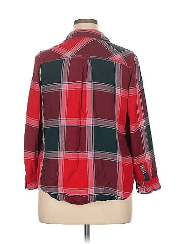 Isabel Maternity 3/4 Sleeve Button-Down Shirt (view 2)
