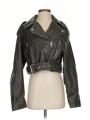 Zara Faux Leather Jacket (view 1)