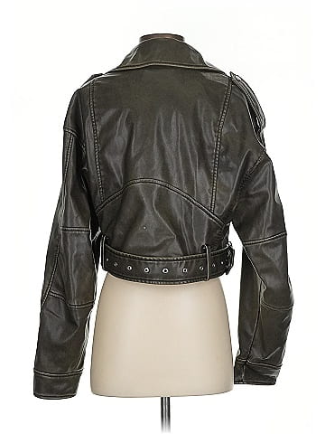 Zara Faux Leather Jacket (view 2)