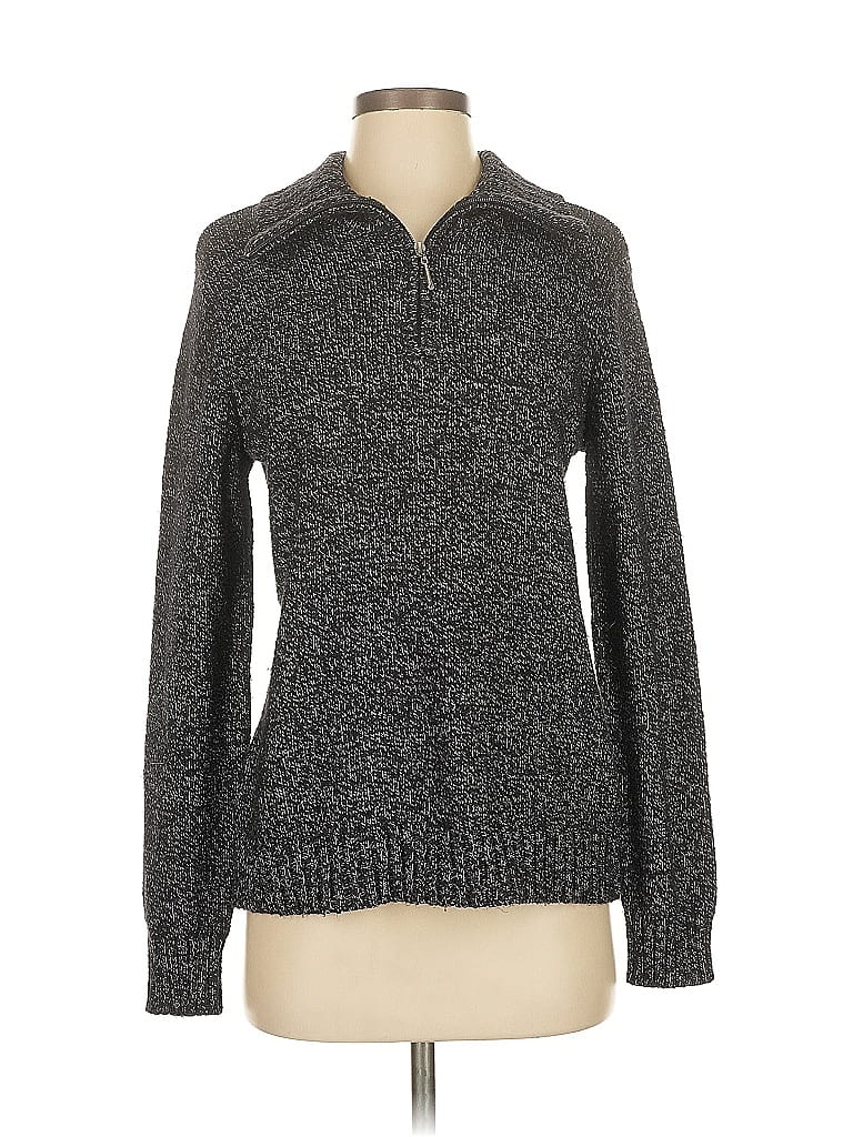 Pre-owned Karen Scott Pullover Sweater In Gray