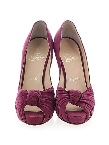 Christian Louboutin Jenny Suede Heels (view 2)