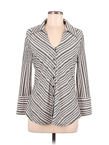 Anxiety 3/4 Sleeve Button-Down Shirt (view 1)