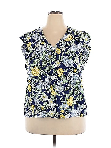 Jones & Co Short Sleeve Blouse (view 1)