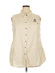Harley Davidson Sleeveless Button Down Shirt