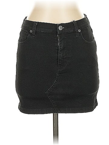 We the Free Denim Skirt (view 1)
