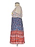Xhilaration 100% Rayon Paisley Blue Casual Dress Size S - photo 5