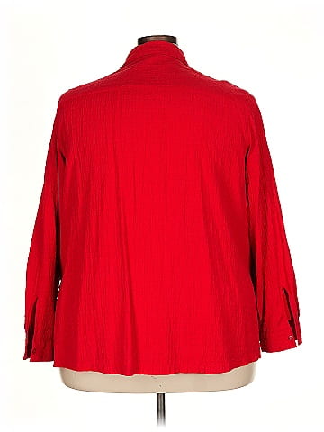White Stag 3/4 Sleeve Button-Down Shirt (view 2)