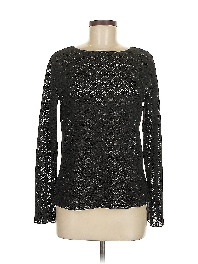 Pre-owned Talbots Pullover Sweater In Black