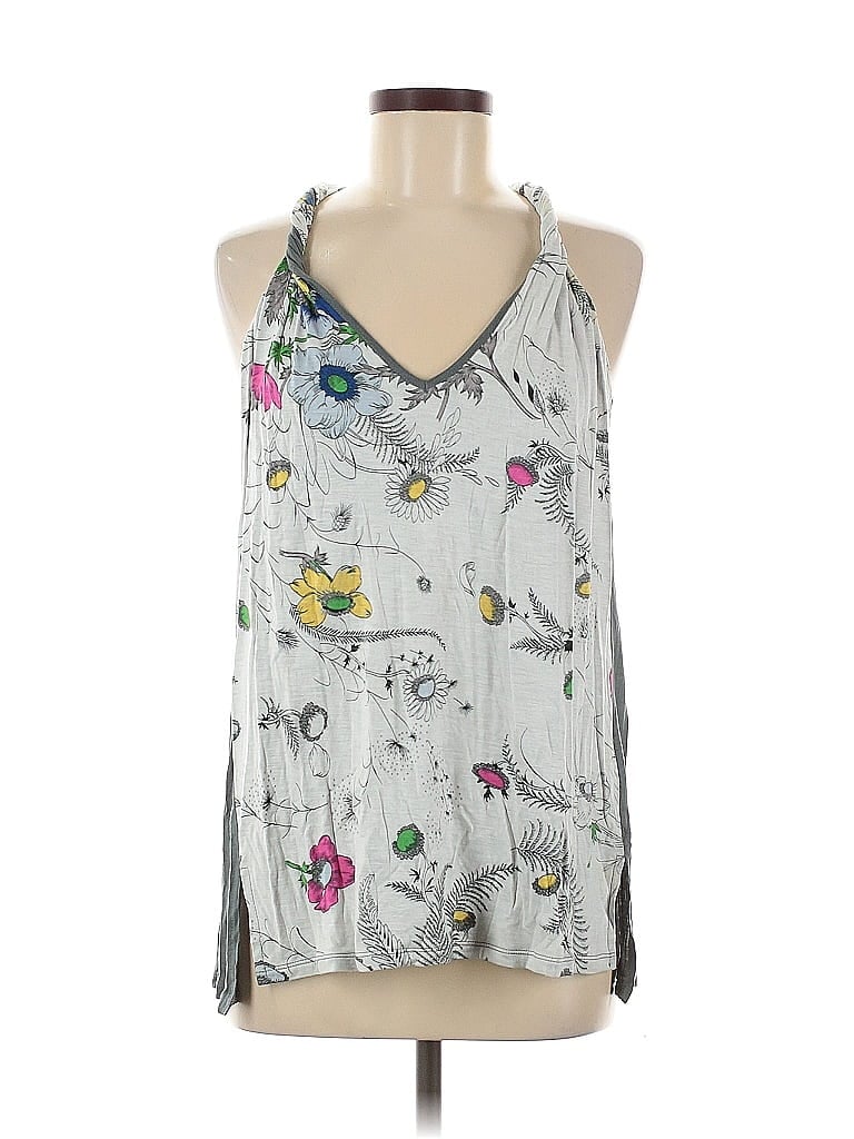 Tiny 100% Rayon Silver Tank Top Size S - photo 1