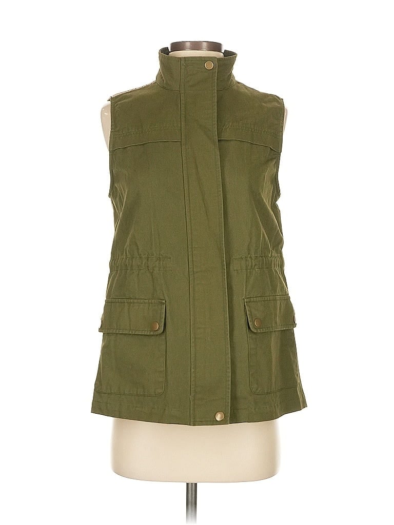 Pre-owned Blu Pepper Vest In Green