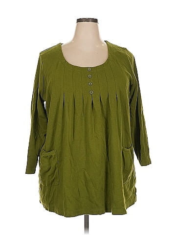 Roaman's 3/4 Sleeve Blouse (view 1)