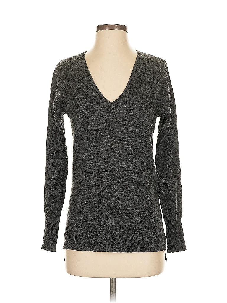Pre-owned Halogen Cashmere Pullover Sweater In Gray