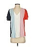 Entro White Short Sleeve Blouse Size S - photo 1