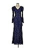 Xscape Blue Cocktail Dress Size 10 - photo 1