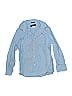 Crewcuts Outlet 100% Cotton Stripes Blue Long Sleeve Button-Down Shirt Size 8 (big kids) - photo 1