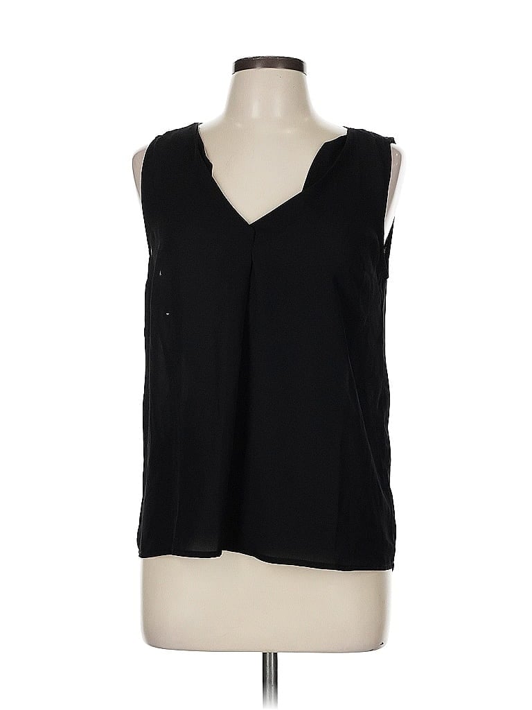 Pre-owned Modcloth Sleeveless Blouse In Black