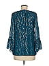 Lilly Pulitzer Teal 3/4 Sleeve Silk Top Size M - photo 2