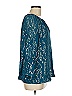 Lilly Pulitzer Teal 3/4 Sleeve Silk Top Size M - photo 4