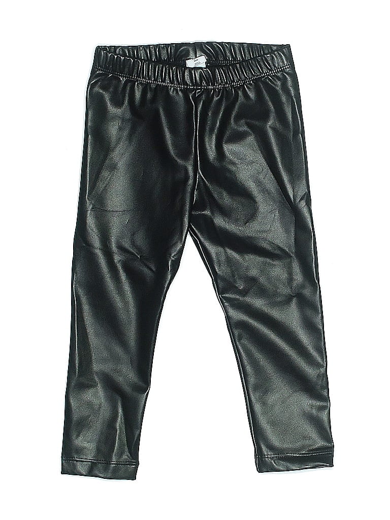 Baby Gap Metallic Black Track Pants Size 2T - photo 1