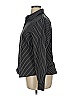 Foxcroft Stripes Black Brown Long Sleeve Blouse Size 18 - photo 5