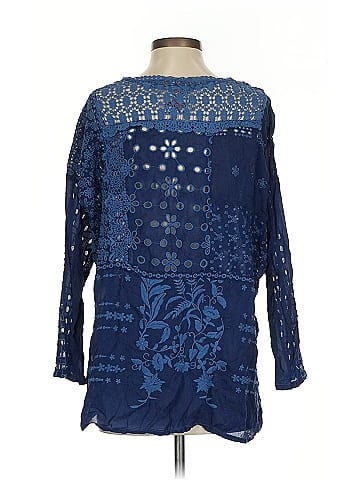 Johnny Was 3/4 Sleeve Blouse (view 2)