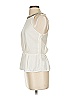 W118 by Walter Baker 100% Polyester Ivory Sleeveless Blouse Size XS - photo 5