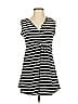 Bella Flore Stripes Gray Casual Dress Size S - photo 1