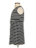 Bella Flore Stripes Gray Casual Dress Size S - photo 5