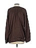 Cali Solid Brown Long Sleeve Blouse Size XS - photo 2