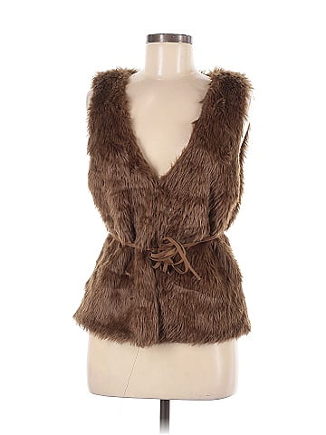 Love Tree Faux Fur Vest (view 1)