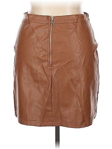 Zeagoo Faux Leather Skirt (view 2)