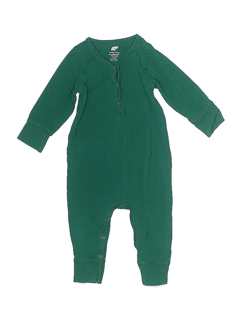 Monica + Andy Green Snow Pants With Bib Size 9-12 mo - photo 1