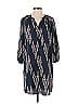 Tucker for Target 100% Polyester Argyle Blue Casual Dress Size XS - photo 1