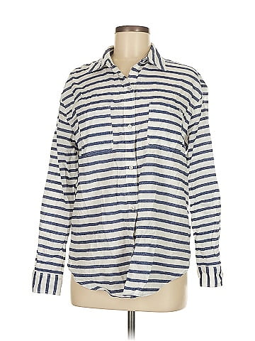 Elizabeth and James Long Sleeve Button-Down Shirt (view 1)