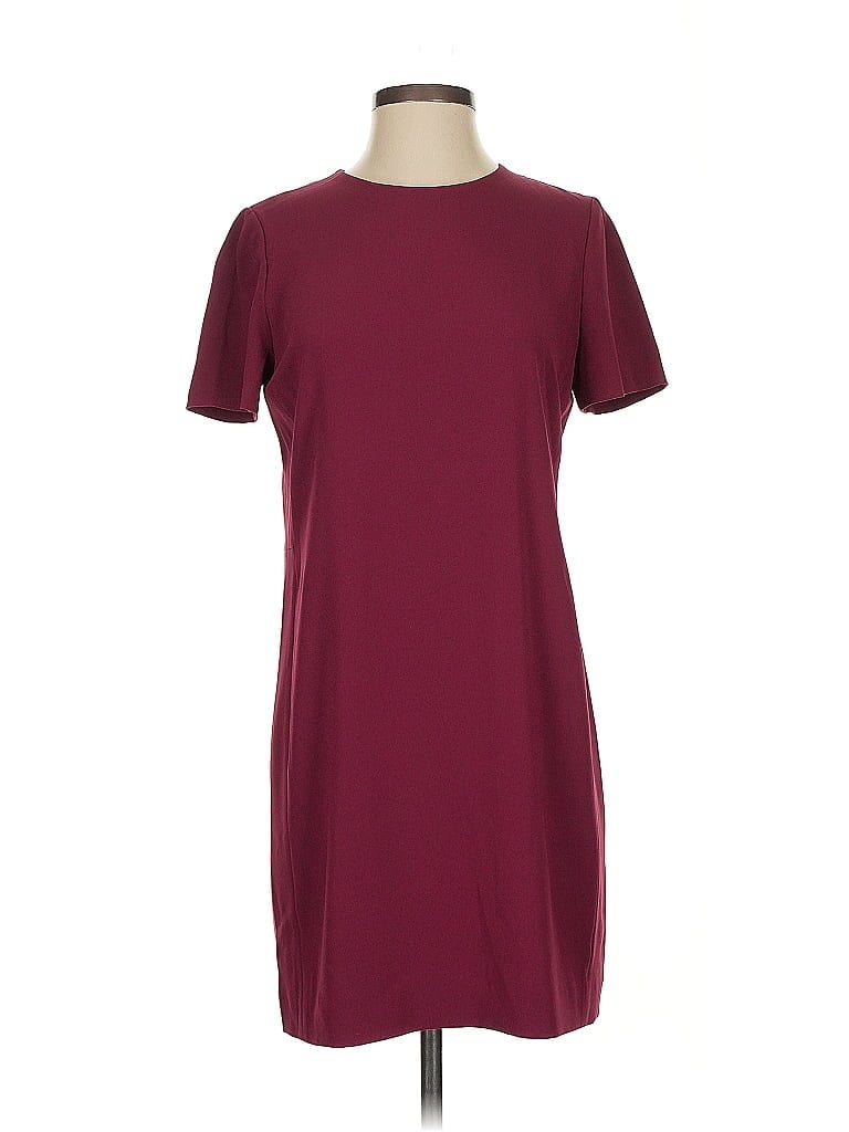 Pre-owned Babaton Casual Dress In Burgundy