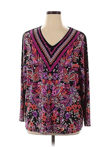 Bob Mackie Long Sleeve Blouse (view 1)