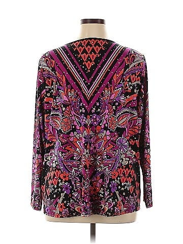 Bob Mackie Long Sleeve Blouse (view 2)