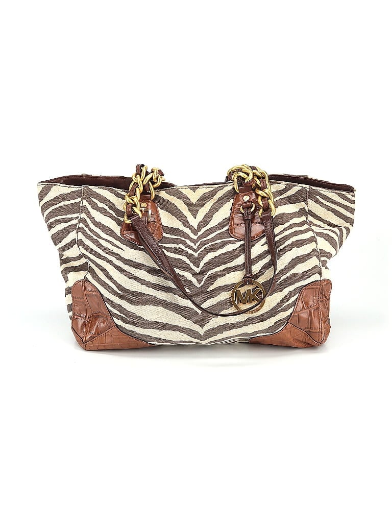 MICHAEL Michael Kors Animal Print Brown Shoulder Bag One size - photo 1