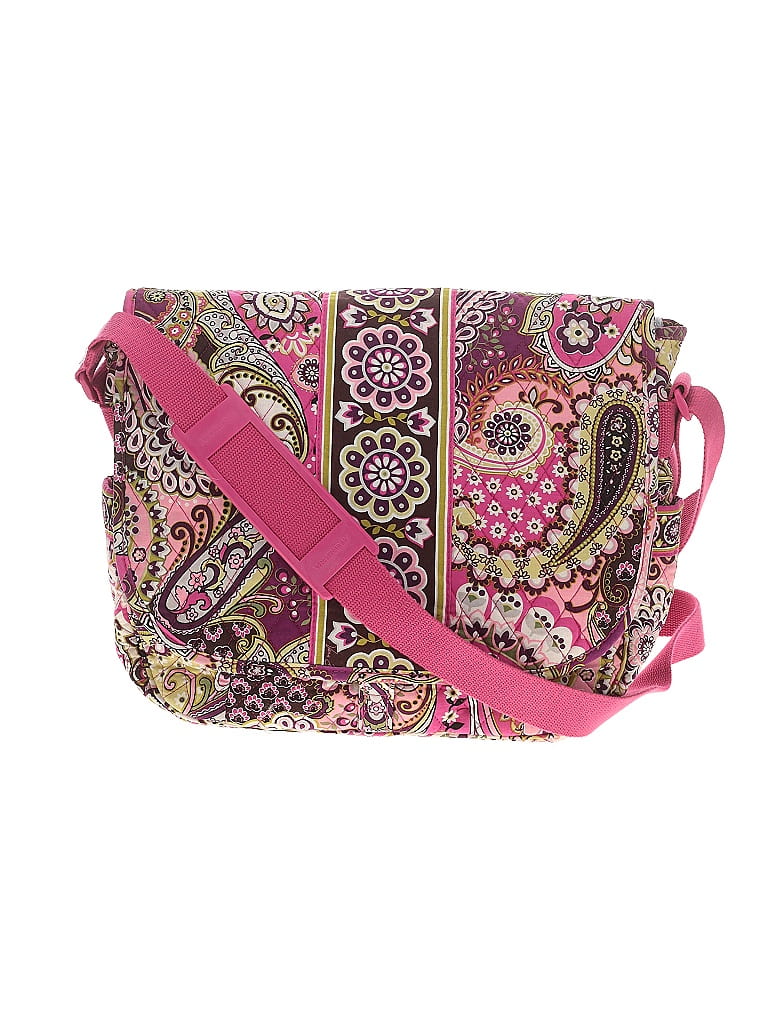 Vera Bradley 100% Cotton Paisley Pink Messenger One size - photo 1