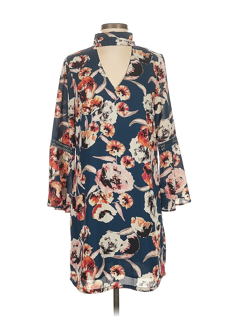 Skies Are Blue Casual Dress In Blue