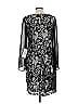 Connected Apparel 100% Polyester Black Cocktail Dress Size 12 - photo 2