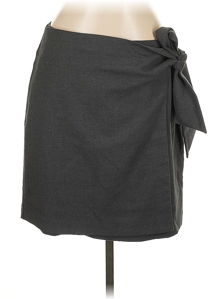 Pre-owned Ann Taylor Loft Outlet Casual Skirt In Gray