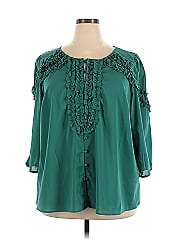 Roaman's 3/4 Sleeve Blouse