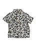 Old Navy 100% Cotton Tropical Silver Short Sleeve Button-Down Shirt Size 3T - photo 2