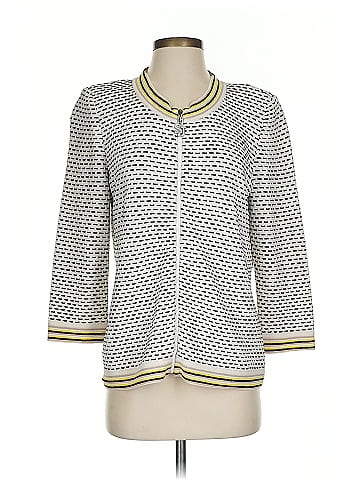 St. John Sport Wool Cardigan (view 1)