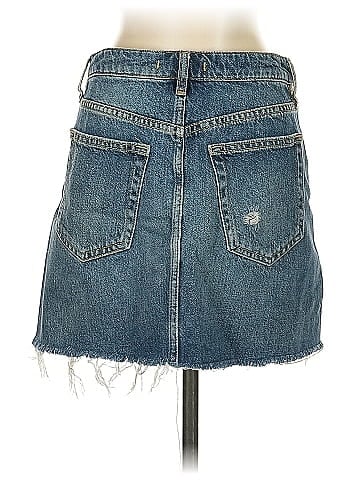 We the Free Denim Skirt (view 2)