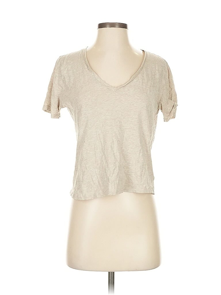 Pre-owned Express Short Sleeve T-shirt In Brown