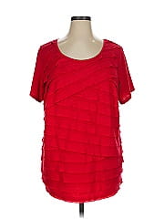 Ab Studio Short Sleeve Blouse