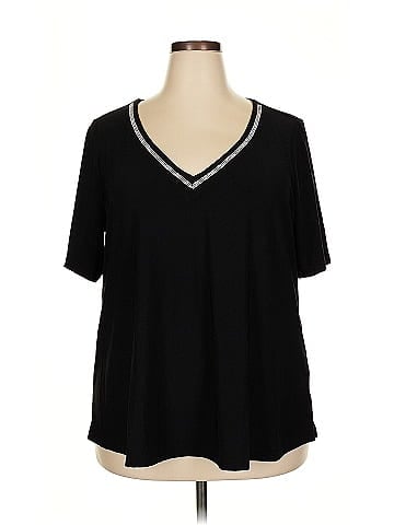 Nina Leonard Short Sleeve Top (view 1)